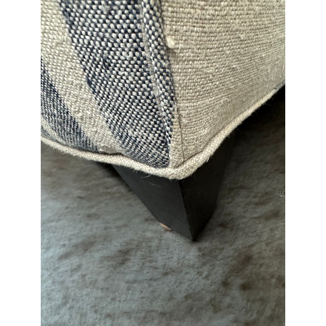 Off-white Cisco Brothers Lloyd Striped Arm Chair For Sale - Image 8 of 12