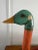 Vintage Folk Art Hand Painted Wooden Duck/ Swan Statue For Sale In New York - Image 6 of 12