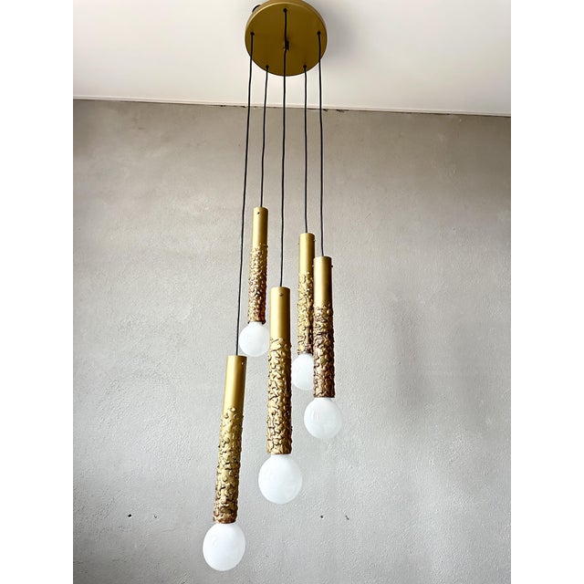 Vintage Cascade Light from Glashütte Limburg, 1970s For Sale - Image 13 of 15