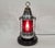 Polished Steel Ships Lantern with Ruby Red Lens For Sale - Image 4 of 8