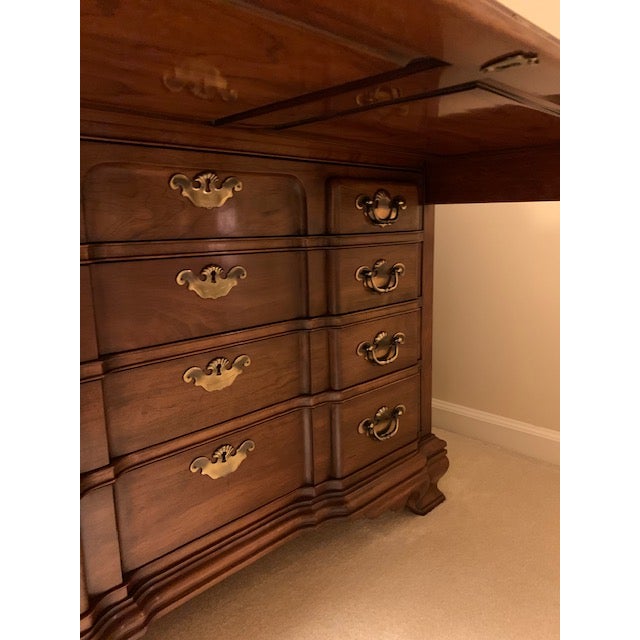 1980s Vintage Monitor Furniture Company Secretary Desk Chairish