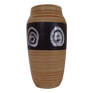 Mid-Century Modern German Ceramic Vase, 1960s For Sale