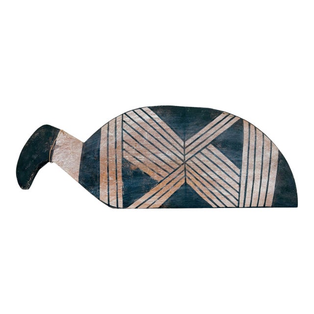 Vintage Kalapalo Tribe Indigenous Wood Spatula (Pá De Biju) 18.75" W For Sale