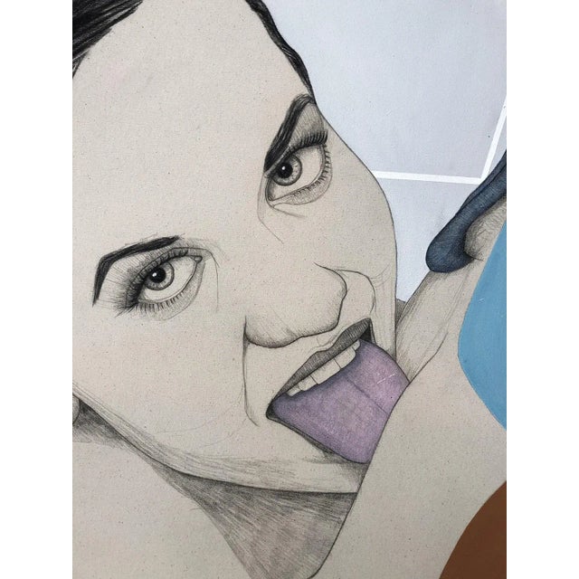 Contemporary Mateo Andrea, Lenguita, 2020, Mixed Media For Sale - Image 3 of 6