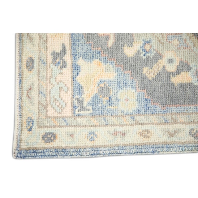 Turkish Modern Turkish Oushak Rug 2'4" x 2'9" For Sale - Image 3 of 6