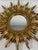 Vintage 1960s French Style 16.5" Gilded Sunburst Wall Mirror For Sale - Image 4 of 15