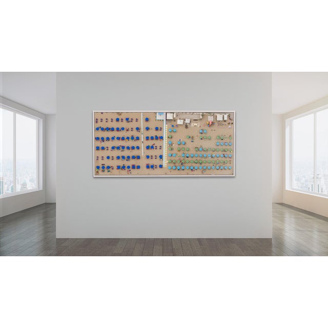 Edition Aerial Views Bernhard Lang Image: "AV_Adria_Panorama_01" Size B: 222 x 100 cm (87 x 39 inches) Captured in 2014...