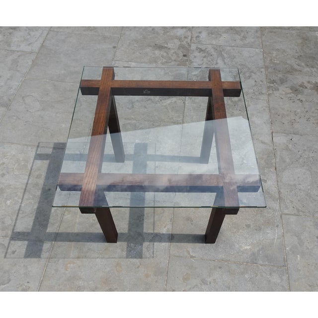 1960s Small Minimalist Side Table by Alfred Hendrickx for Belform, 1960s For Sale - Image 5 of 6
