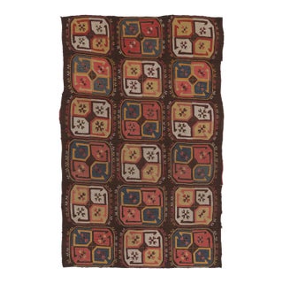 19th Century Antique Uzbek Embroidered Textile, Vibrant Medallions - Rug & Kilim For Sale