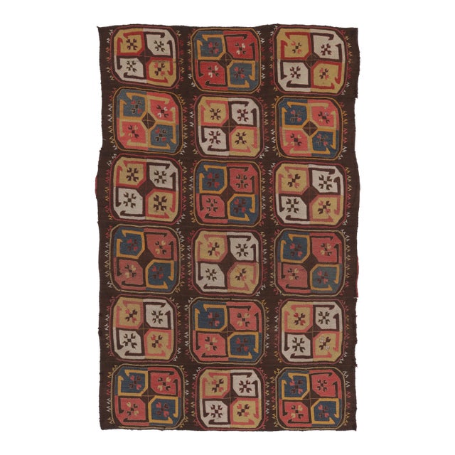 19th Century Antique Uzbek Embroidered Textile, Vibrant Medallions - Rug & Kilim For Sale