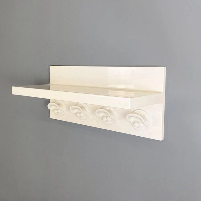 Kartell Gancio Coat Stand with Shelf attributed to Olaf Von Bohr and Marcello Siard, Kartell, 1970s For Sale - Image 4 of 11