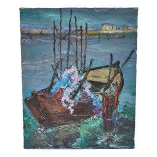 Giovanni Lovetti, Maritime, 2000s, Oil on Canvas For Sale