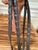 Brown Vintage English Leather Laced Braided Snaffle Horse Reins For Sale - Image 8 of 17