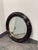 Design Plus Gallery presents a Chinoiserie Style Wall Mirror by Rose Tarlow. The round mirror is framed in glossy black...