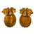 Vintage Wood Carved Pineapple Shaped Shakers - A Pair For Sale