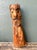 Wood Vintage Hand Carved Man With Mustache For Sale - Image 7 of 12