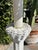 Vintage White Wicker Floor Lamp With Dome Shade For Sale In Los Angeles - Image 6 of 14