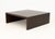 Modern Minimalist Wenge Stained Oak Coffee Table For Sale In New York - Image 6 of 8
