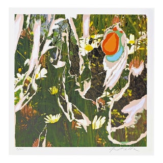 Mimmo Rotella, Field No. 10, 1998, Silkscreen and Collage For Sale