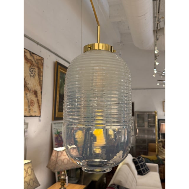 Contemporary New Bomma Lantern Pendant, White For Sale - Image 3 of 12