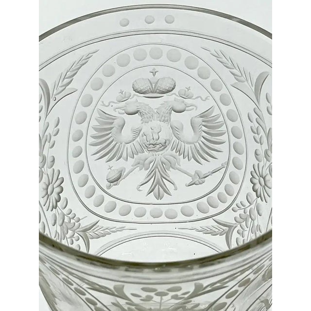 Glass 19th Century Russian Engraved Crystal Beaker, Commemorative of Alexander I, "The Blessed" For Sale - Image 7 of 12