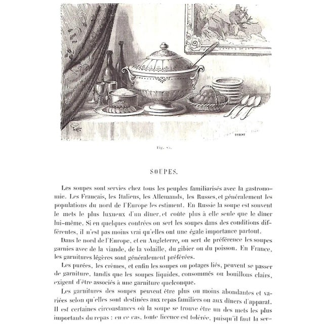 Paper "Cuisine De Tous Les Pays" 1872 Dubois, Urbain For Sale - Image 7 of 16