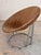 Balloon Sling Armchair in Brown Suede from Lusch & Co For Sale - Image 3 of 11
