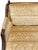 Vintage Hollywood Regency Gold Damask Barrel Lounge Chairs — Pair For Sale In Las Vegas - Image 6 of 12