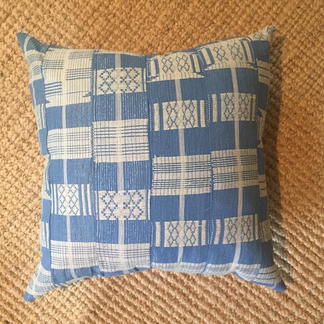 Blue & Metallic Pillow Covers set of 3 Chairish