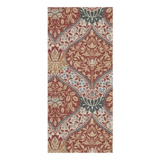 Morris & Co. Norbury Wallpaper in Slate/Madder For Sale