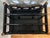 1990s Ebony and Gilt Painted One Drawer Canterbury For Sale - Image 5 of 11