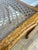 Vintage French Carved Oak Coffee Table with Glass Top For Sale - Image 11 of 14