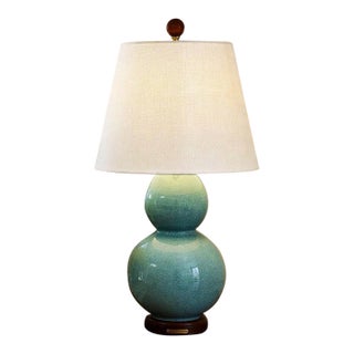 Ralph Lauren Celadon Ceramic Table Lamp For Sale