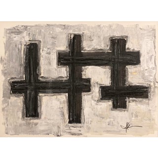 "Untitled 100" Contemporary Abstract Acrylic Painting by J. Kent Martin For Sale