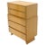 Five Drawers Blond to Gold Mahogany Saarinen High Chest Dresser For Sale - Image 11 of 11