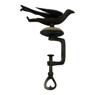 Late 19th Century Antique “Sewing Bird” With Pin Cushion For Sale