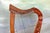Brown Vintage Ornately Carved and Inlaid 19-String Table-Top Harp For Sale - Image 8 of 13