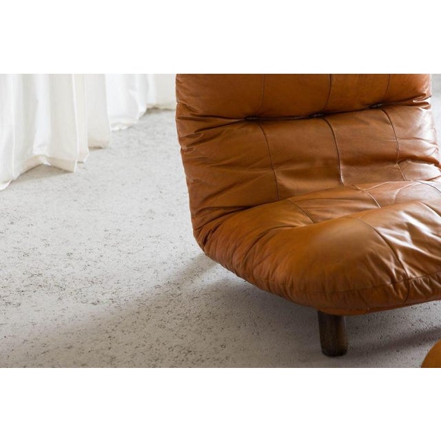 1970s Insa Lounge Chair and Ottoman by E. Cobianchi, Italy, 1970s For Sale - Image 5 of 18