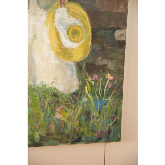 Early 21st Century Grace B. Keogh "Woman and Horse" Painting For Sale - Image 5 of 11
