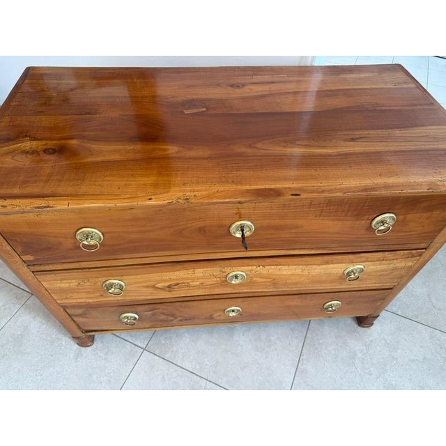 Biedermeier Chest of Drawers in Cherrywood For Sale - Image 16 of 18