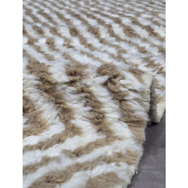Contemporary Moroccan Contemporary Wool Rug - 10 X 8.2 Ft For Sale - Image 3 of 6
