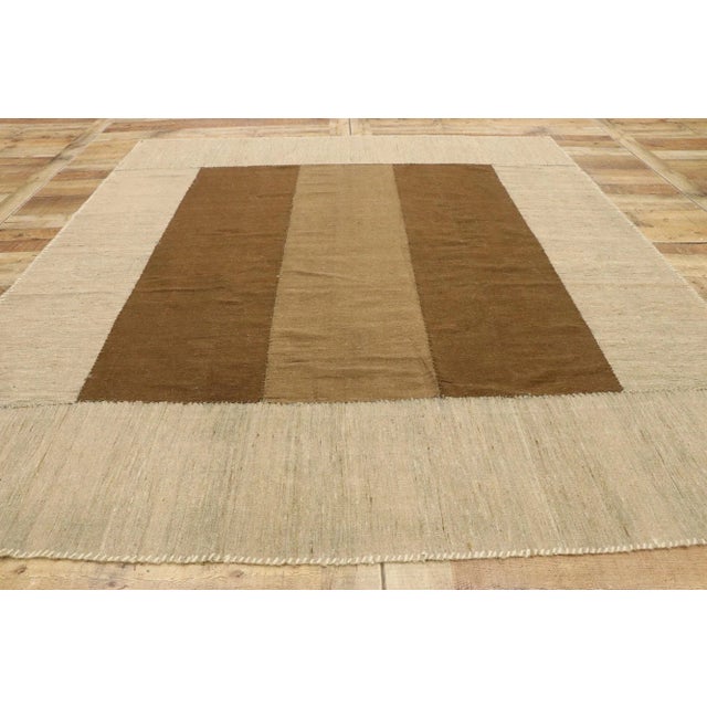 Vintage Persian Kilim Rug - 06'01 x 06'10 For Sale - Image 4 of 8