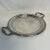 Vintage English Hollywood Regency Silverplate Round Butler Serving Tray For Sale - Image 4 of 9
