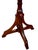 Wood Antique Mahogany Revolving Carousel Coat Rack For Sale - Image 7 of 9