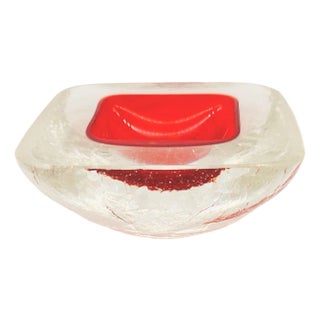 Murano Glass Ashtray, Italy, 1950s For Sale