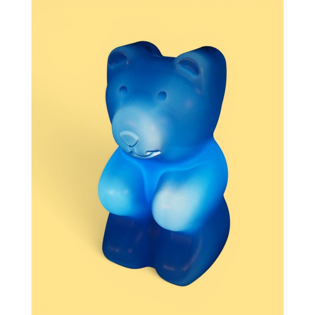 Large Pop Art Blue Gummy Bear Lamp from Messow, Germany, 1970s For Sale - Image 6 of 11