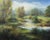 1990s 1998 River Landscape Painting of a Summer Evening in Ireland by 20th Century Artist Doris Houston, Framed For Sale - Image 5 of 7