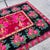 1930s Vintage Karabakh Rug Caucasian Handwoven Wool on Cotton Foundation pinkVibrant Floral Rug - 4’9x9’9 For Sale In Houston - Image 6 of 12