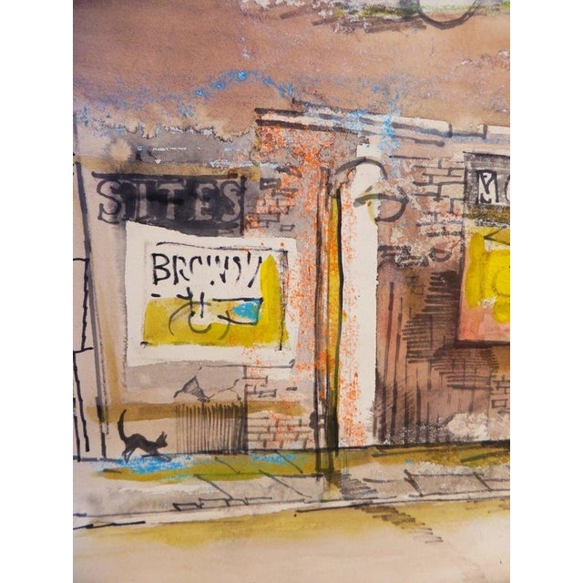1960s Gordon, Homage to T. S. Eliot, 1963, Watercolour on Paper, Framed For Sale - Image 5 of 13