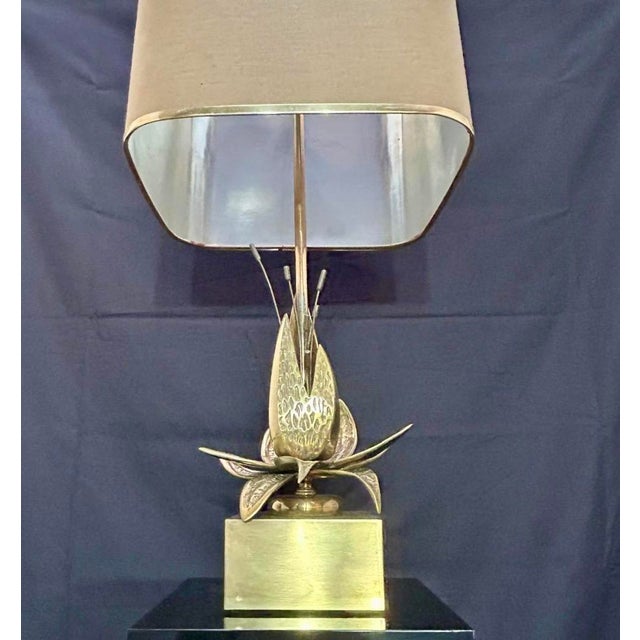 Vintage Bronze and Brass Lamp, 1970s For Sale - Image 18 of 18